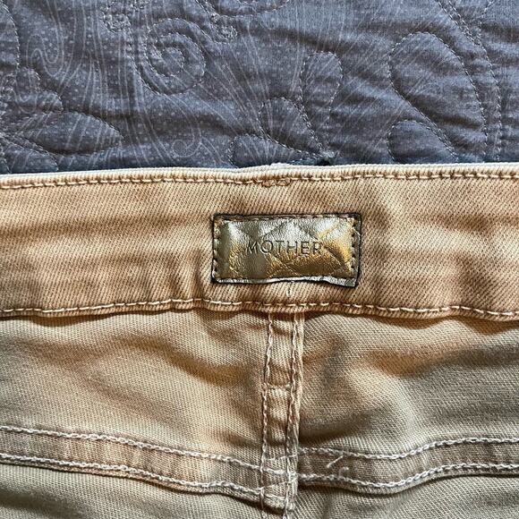 Mother Jeans Looker burlap Raw Hem
Tan Distressed Ankle Jean size 26 - Picture 4 of 13